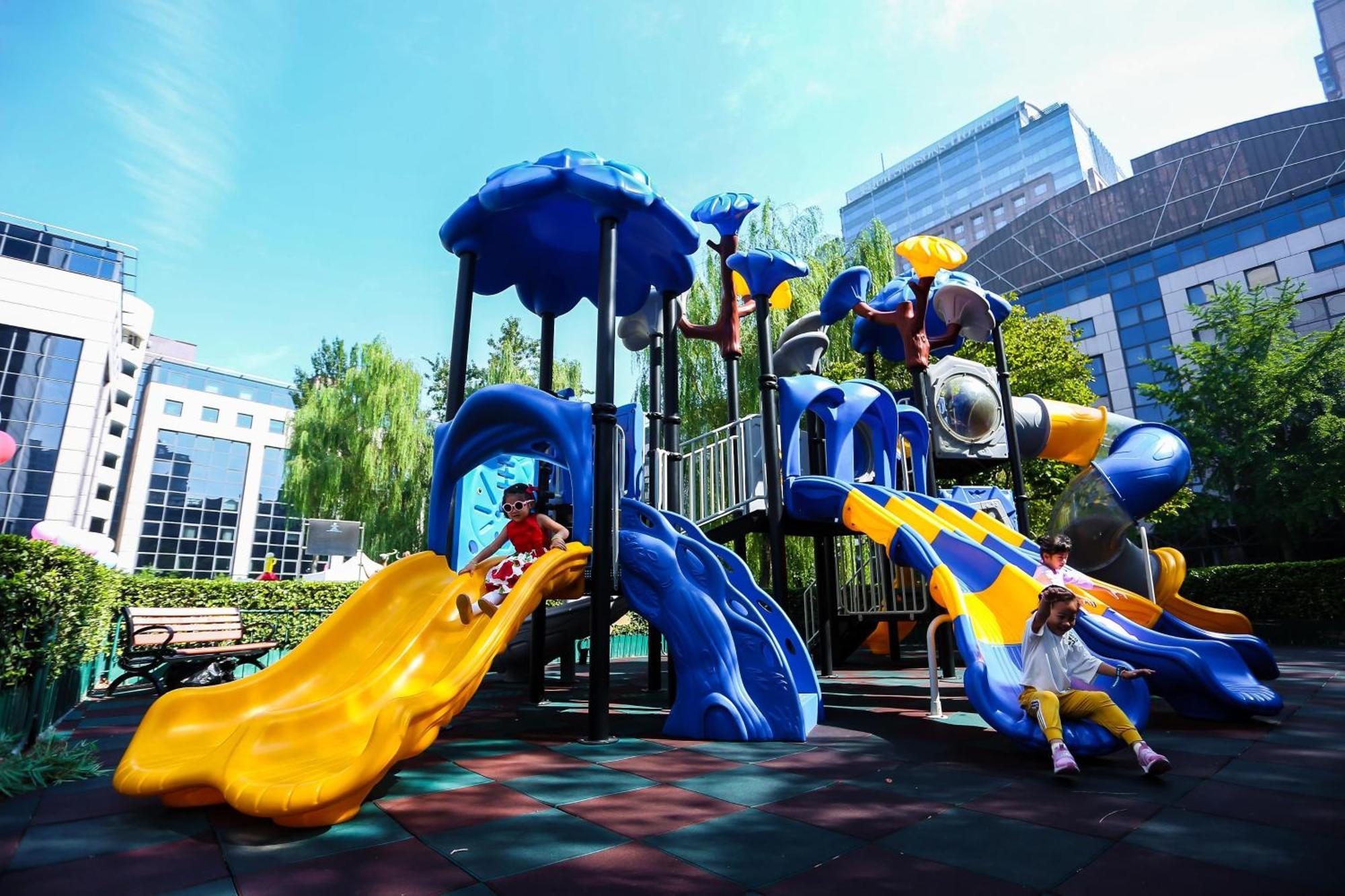Kempinski Hotel Beijing Yansha Center מראה חיצוני תמונה